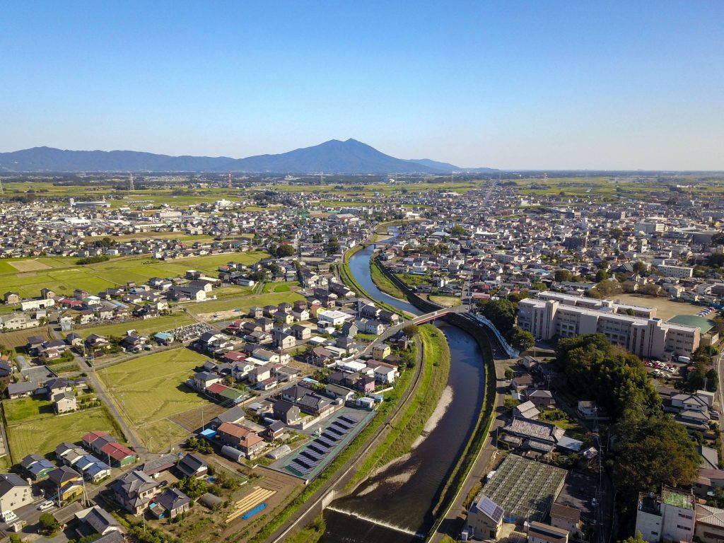 筑西市の街並み