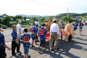 坂元神社夏祭りの様子