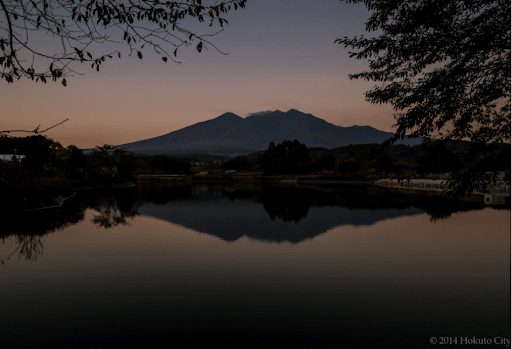 山梨県北杜市　山岳景観
