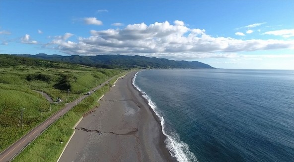上ノ国町の海