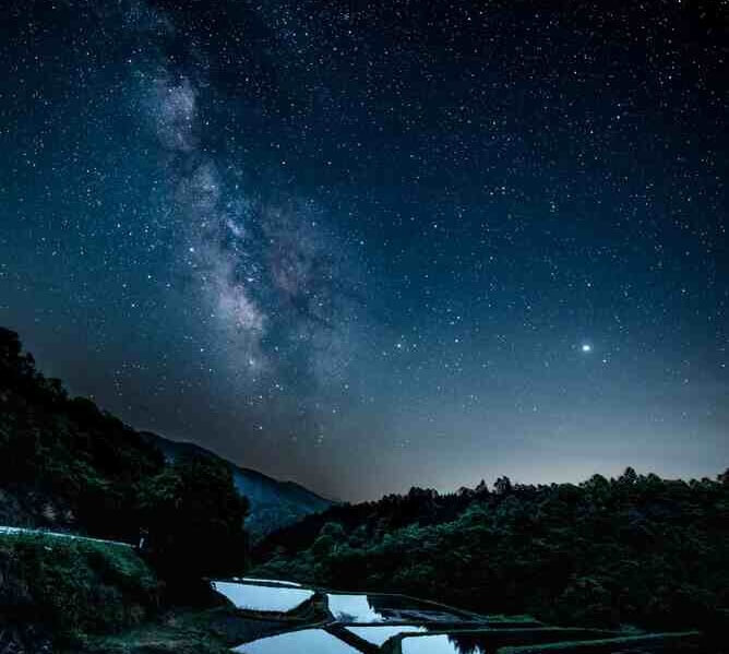 宮城県丸森町 満点の星空