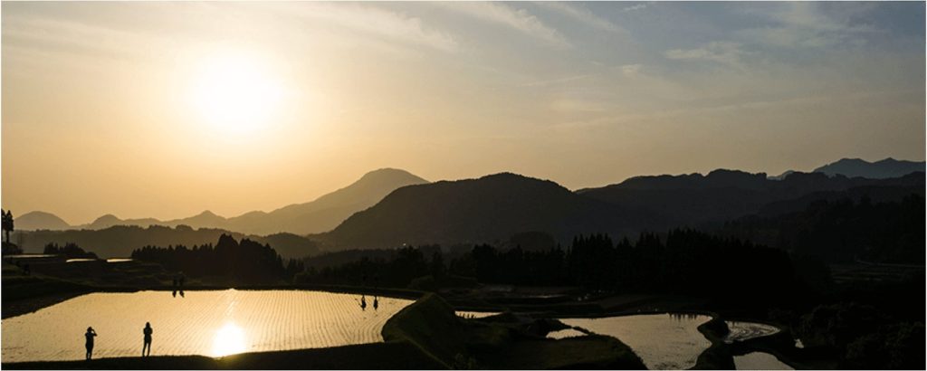 熊本県美里町 夕焼け