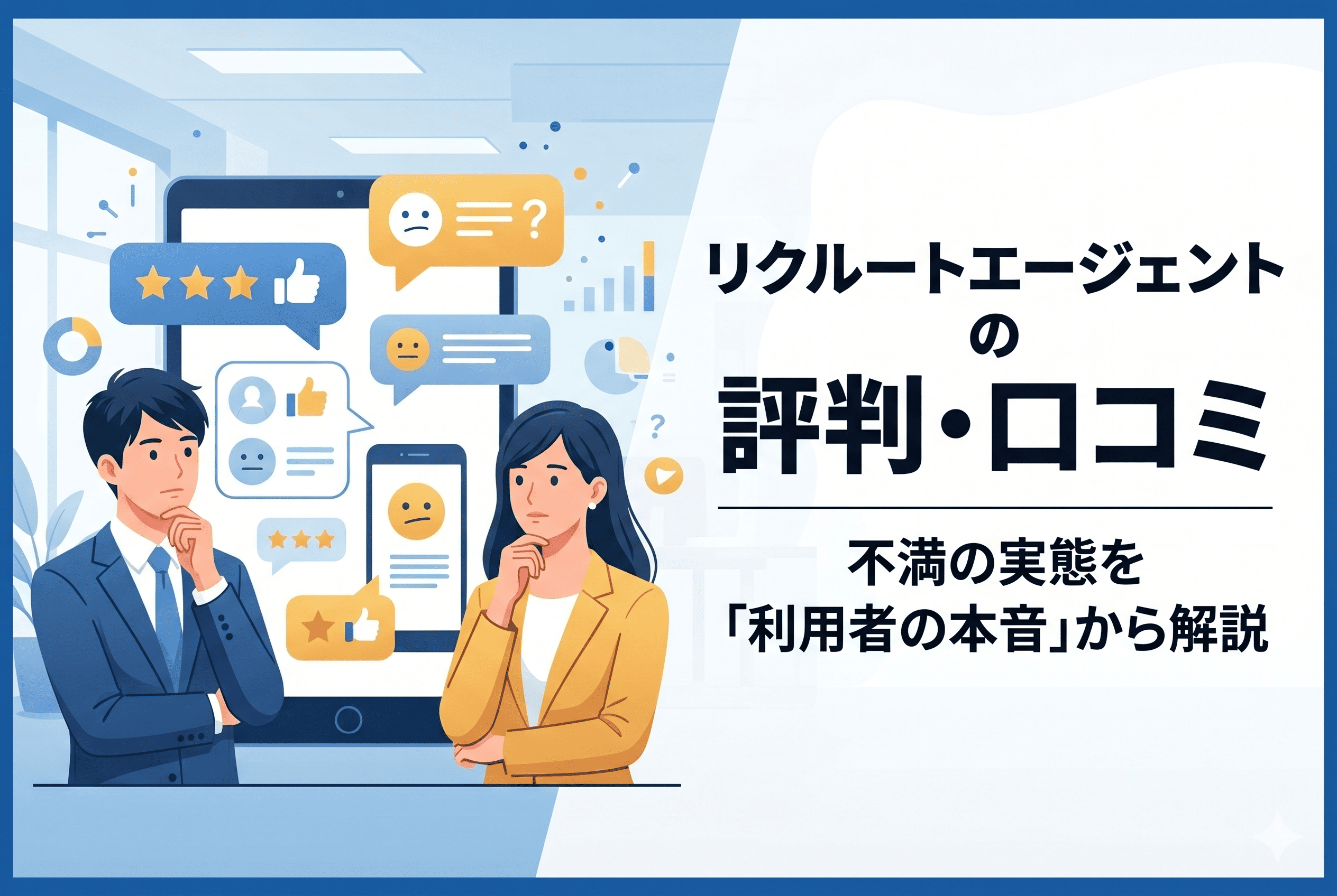 リクルートエージェントの評判と口コミ