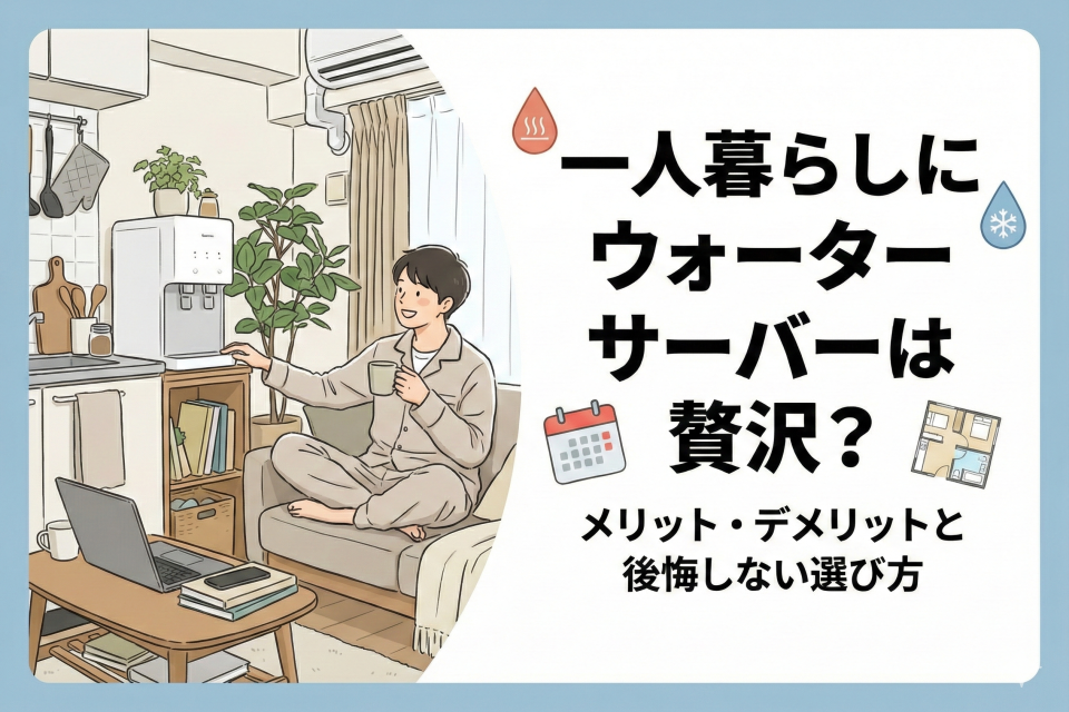 一人暮らしとウォーターサーバー