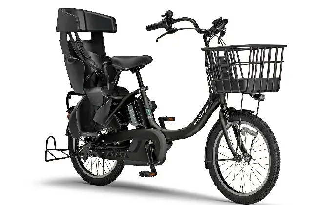 電動アシスト自転車 YAMAHA PAS Babby un SPリヤチャイルドシート 標準装備モデル マットブラック2