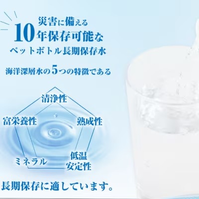 10年保存水 災害時に備えちょきよぉ～セット2L×6本