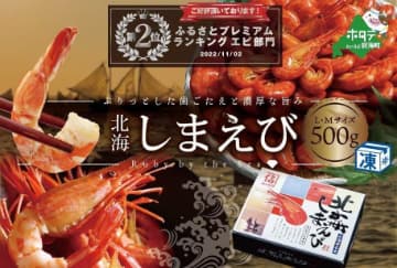 北海道 野付産 北海しまえびL・Mサイズ 計500g エビ
