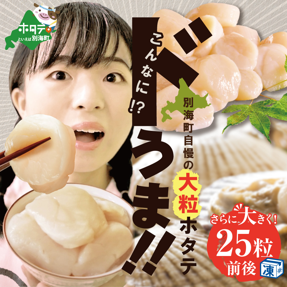 テレビで紹介! 野付産 ホタテ 【訳あり / 感