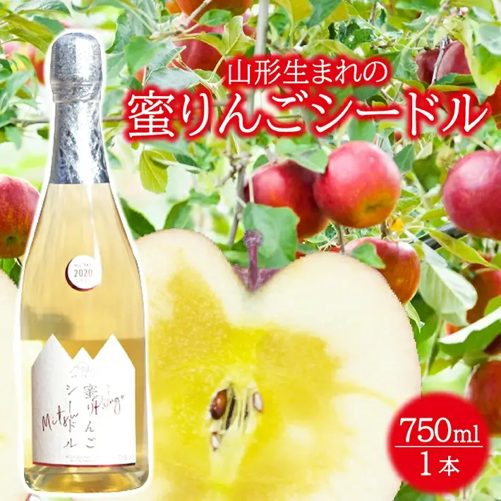 【ふるさと納税】蜜りんごシードル 750ml×1