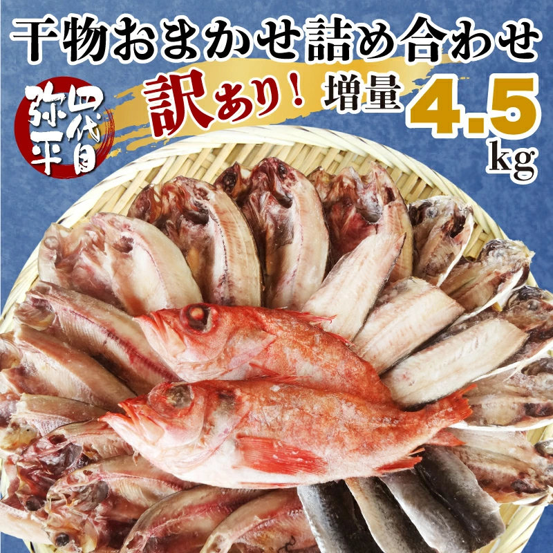 訳あり ひもの4.5kg