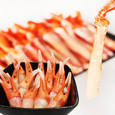 稚内産紅ずわい棒肉&蟹爪セット(合計1Kg入)