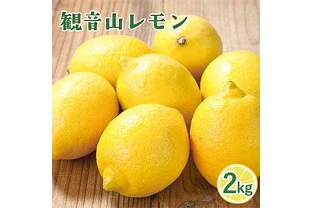 観音山レモン 2kg(約16玉-20玉) 有限会