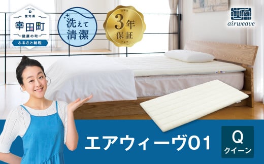 エアウィーヴ01 クイーンサイズ マットレスパッ