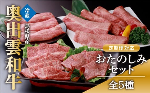 奥出雲和牛おたのしみセット【定期便対応】