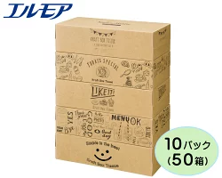 エルモアKazaru×Kraftyラインアート 5個ポリ×10パック（50箱）