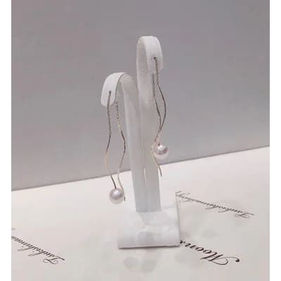 アコヤ真珠ダブルウェーブピアス(3)(L-16)