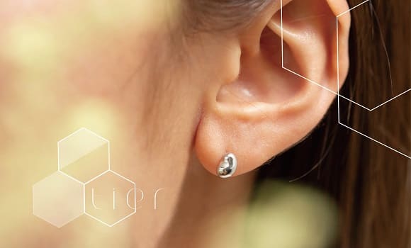 【tier】Pt900　コクーンプラチナピアス