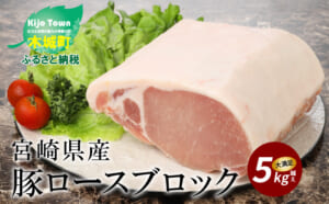 K16_0058 宮崎県産豚ロースブロック 5k