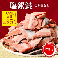 【わけあり】チリ産 定塩 塩銀鮭切り落とし(端材