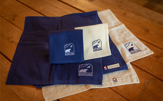 知床財団オリジナル タオルとハンカチのセット