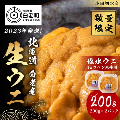 生ウニ100g×2パック（ムラサキウニ）